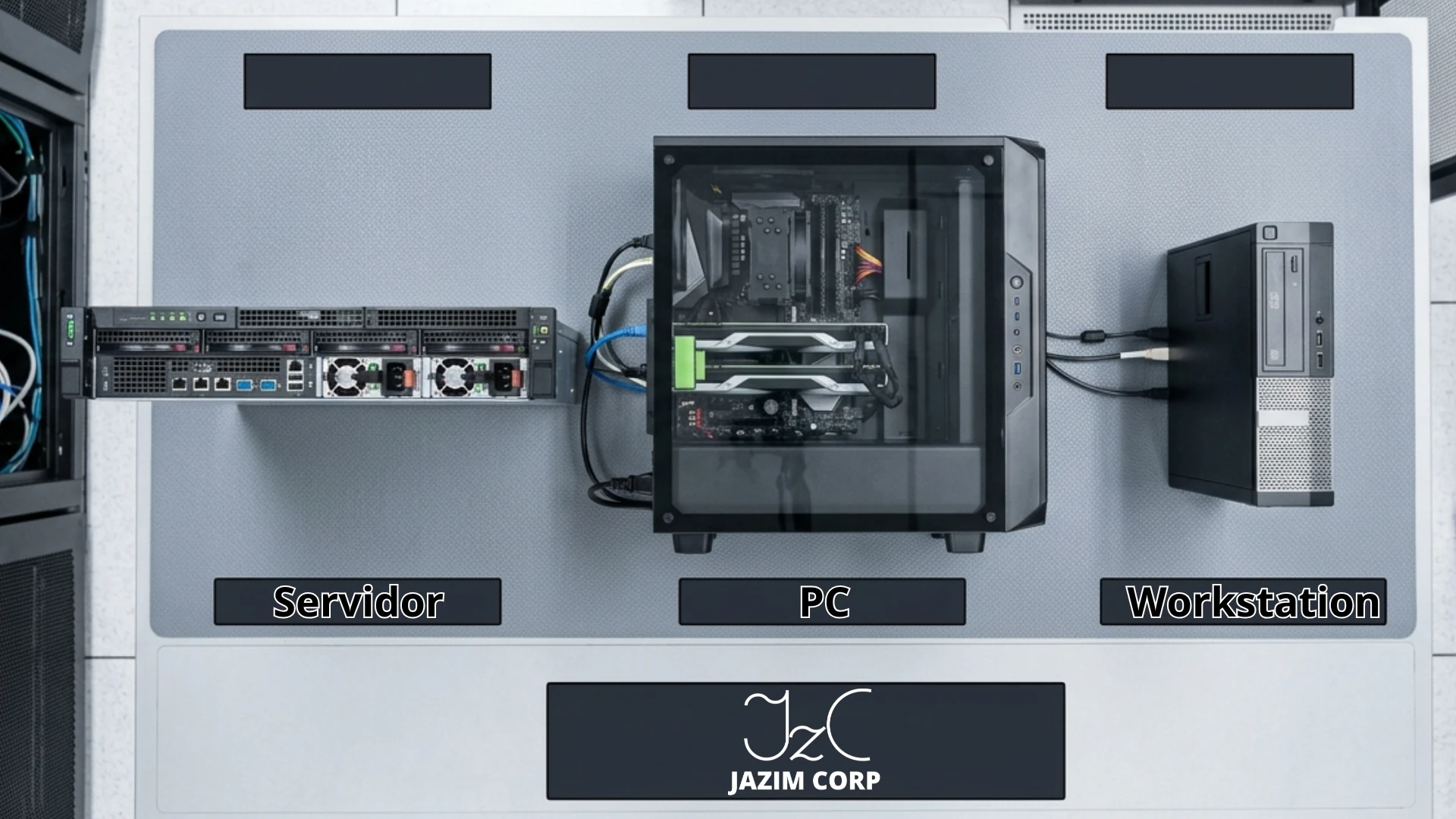 Diferencias hardware y arquitectura entre Servidor, Workstation y PC de escritorio